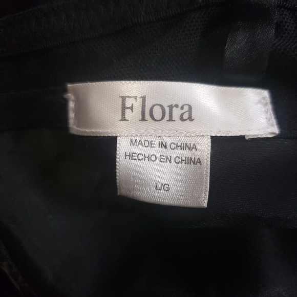 Flora black & red bra teddy size L - Picture 7 of 8